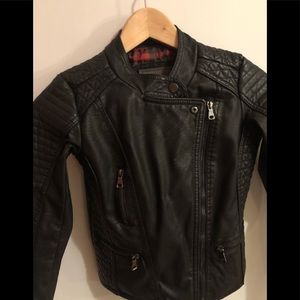 Girl faux leather jacket 🥰🥰🥰